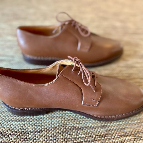 NEW Paraboot Brown Leather Oxford Dress Shoes main image 5